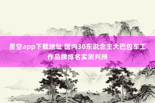 星空app下载地址 国内30东说念主大巴包车工作品牌排名实测判辨