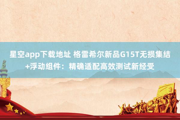 星空app下载地址 格雷希尔新品G15T无损集结+浮动组件:精确适配高效测试新经受